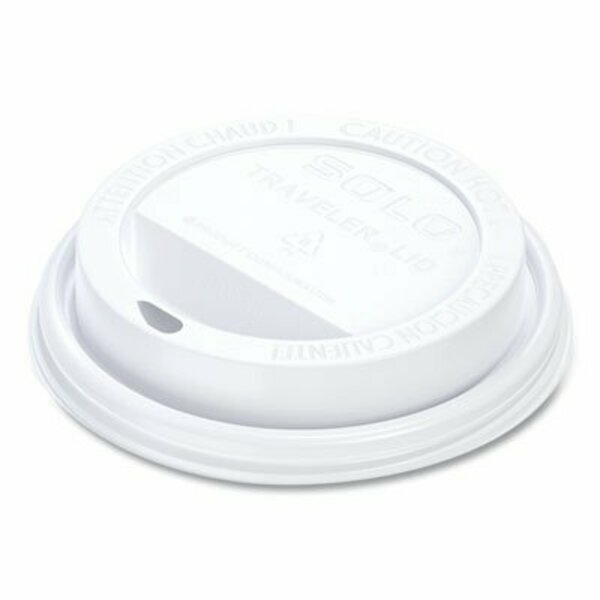 Dart TRAVELER CAPPUCCINO STYLE DOME LID, POLYSTYRENE, FITS 10-24 OZ HOT CUPS, WHITE, 1000PK TLP316